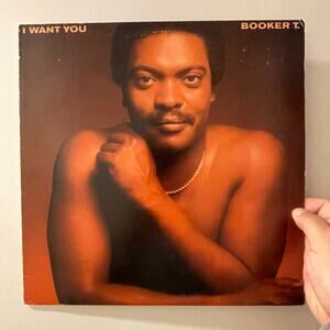 Booker T - I Want You LP vintage vinyl record soul funk 80s